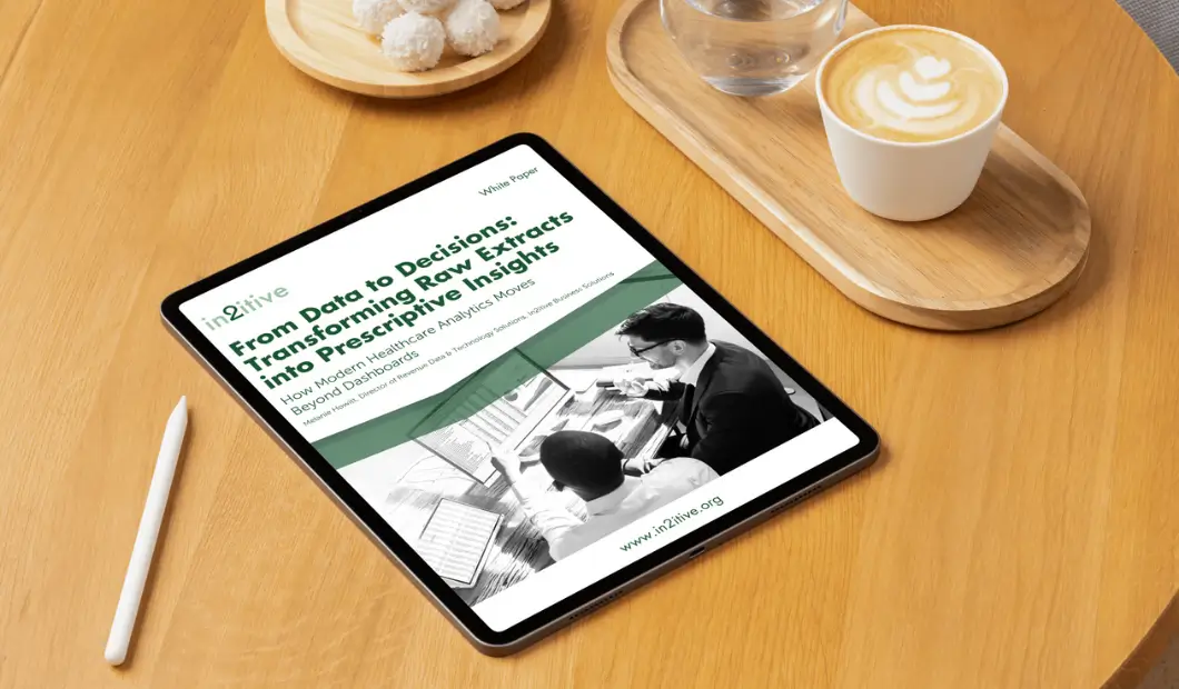 From Data to Decisions White Paper mockup on tablet